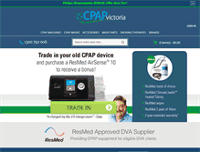 Tablet Screenshot of cpapvictoria.com.au